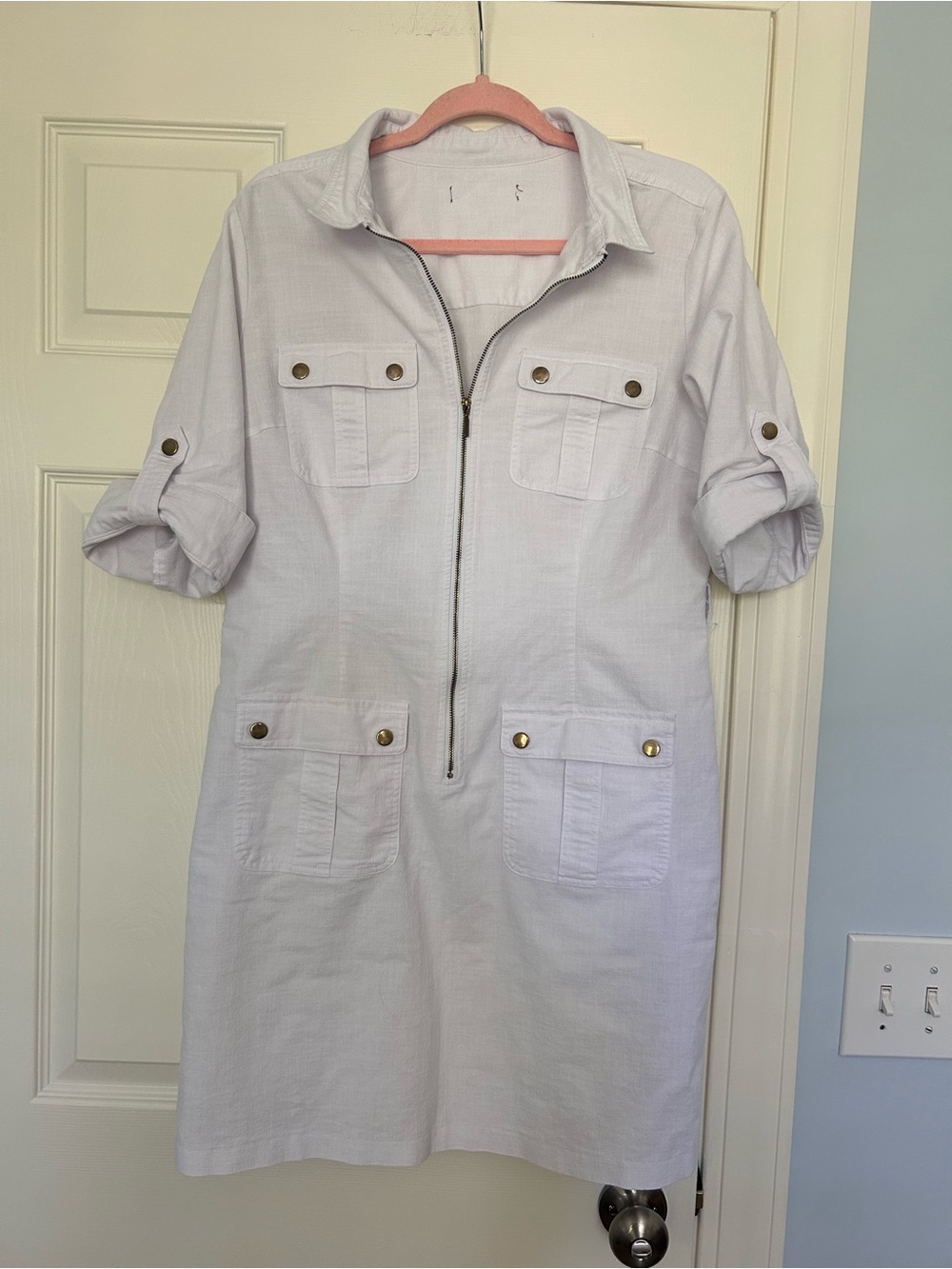White Linen Women’s Dress